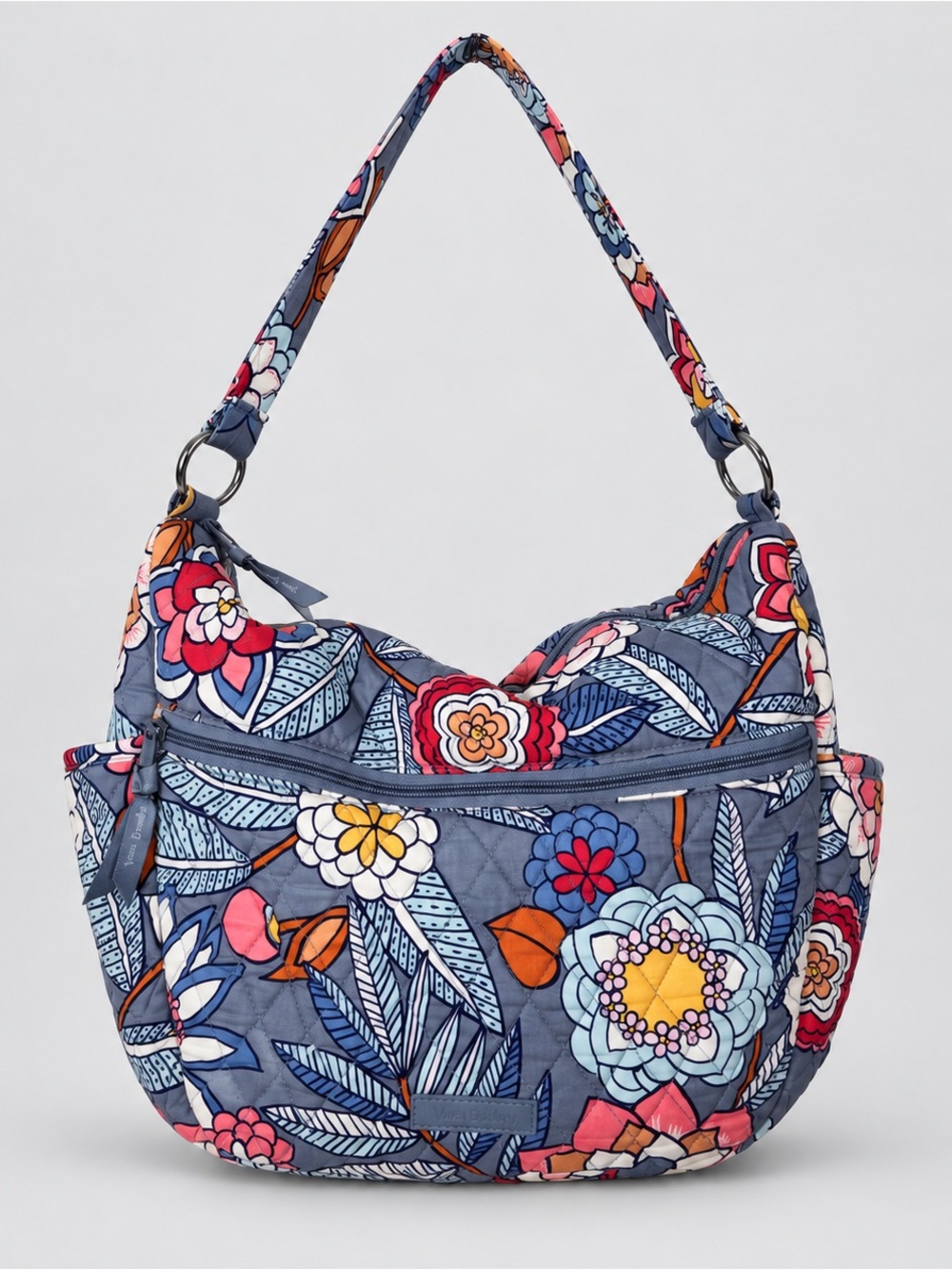 Vera Bradley Tropical Evening Shoulder Bag Purse Quilted Retired Bohemian Flora
